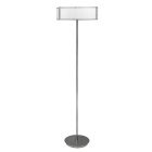 Floor Lamp JAEN 3xE27 H.150xD.42cm White/Chrome