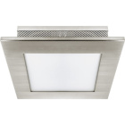 Plafond CAVA 2xE27 L.27xW.27xH.8cm Satin Nickel