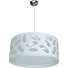 Suspensão FRISIA 3xE27 Alt.Reg.xD.55cm Branco/Branco