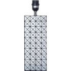 Base for Table Lamp PORTIMAO 1xE27 L.12xW.12xH.40cm Silver/Black