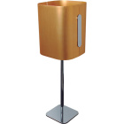 Table Lamp ELEGANCE 1xE14 L.16,5xW.16,5xH.51cm Gold/Chrome