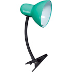 Table Lamp CLIP with spring 1xE27 L.11,5xW.24xH.27cm Green