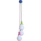 Colgante ARCO-IRIS 3xE27 Al.Reg.Multi Colores