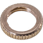 Brass washer knurled D.13xH.2,5mm slip hole M10x1