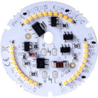Mains voltage LEDs module with aluminum body, 230VAC 9W 820lm 3000K CRI90 D.4,6cm