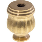 Turned Column  H.5,1xD.4cm, in raw brass