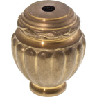 Turned Column  H.7xD.5,8cm, in raw brass