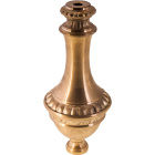 Turned Column H.19,3xD.8,3cm, in raw brass
