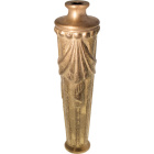 Turned Column  L.4,6xH.17cm, in raw brass