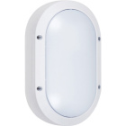 Wall Lamp AMAZONAS small IP54 1xE27 L.13,5xW.6xH.22cm Aluminum + Polycarbonate White