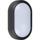 Wall Lamp AMAZONAS small IP54 1xE27 L.13,5xW.6xH.22cm Aluminum + Polycarbonate Black