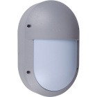 Aplique PARANA grande IP54 1xE27 L.18,5xAn.9xAl.28cm Aluminio + Policarbonato (PC) Gris