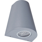 Wall Lamp GANGES IP54 1xGU10 L.12,5xW.9xH.15,5cm Metal+Glass Grey