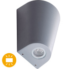 Wall Lamp GANGES IP54 2xGU10 L.12,5xW.9xH.15,5cm Metal+Glass Grey