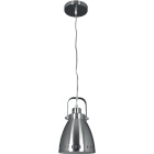 Pendant Light BROOKLYN 1xE27 H.Reg.xD.17cm Satin Nickel