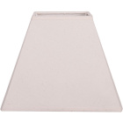 Lampshade DANIA square prism flat with fitting E27 L.25xW.25xH.18,5cm Beije