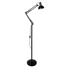 Floor Lamp ANTIGONA articulated 1xE27 L.15xW.12,5xH.Reg.cm Black and Chrome