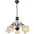 Ceiling Lamp MARSELLA 5xE14 H.Reg.xD.60cm Brown