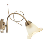 Wall Lamp MARSELLA 1xE14 L.14xW.27,5xH.20cm Antique Brass