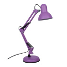 Table Lamp ANTIGONA articulated 1xE27 L.15xH.Reg.cm matt lilac