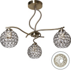 Ceiling Lamp Balbina 3xE27 H.43xD.52cm Antique Brass