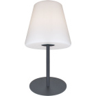 Table Lamp BELADONA IP44 1xE27 H.53xD.16cm White/Anthracite