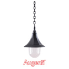 Colgante MERCUR IP44 1xE27 Al.Reg.xD.26cm Negro