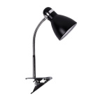 Flexo serie SICION 1xE27 con clip en negro A.40xD.10,5cm
