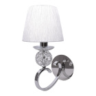 Wall Lamp HONDURAS 1xE14 White/Chrome