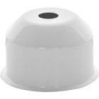 1*2 E27 cover for lampholder metal white