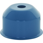 1*2 E27 cover for lampholder metal blue