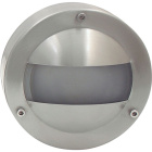 Wall Lamp LIMA IP44 1xG9 H.6xD.15cm Stainless Steel+Glass Stainless Steel