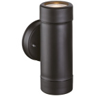 Wall lamp TUELA 2xGU10 max7W IP44 black