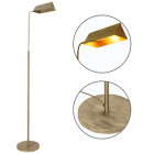 Floor Lamp SPACE 1xE27 L.25xW.34,5xH.Reg.cm Antique Brass