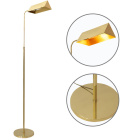 Floor Lamp SPACE 1xE27 L.25xW.34,5xH.Reg.cm Brass