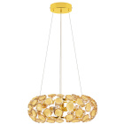 Suspensão AYLLA 3xE14 Alt.Reg.xD.48cm Dourado