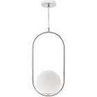 Pendant Light AIMEE 1xE27 H.Reg.xD.20cm Chrome