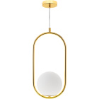 Pendant Light AIMEE 1xE27 H.Reg.xD.20cm Gold