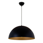 Pendant Light GASPAR 1xE27 H.Reg.xD.40cm Black/Gold