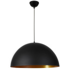 Pendant Light GASPAR 1xE27 H.Reg.xD.50cm Black/Gold