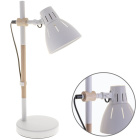 Table Lamp DALVA 1xE27 H.47xD.23cm White/Wood