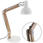 Table Lamp DARCI 1xE27 H.Reg.xD.35cm White/Wood