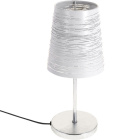 Table Lamp FIA 1xE14 H.32xD.14cm White/Silver