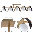 Ceiling Lamp INARA 5xG9 L.100xW.20xH.25cm Gold