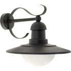 Wall Lamp TORVA IP44 1xE27 L.30xW.37xH.30cm Anthracite