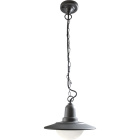 Suspensão TORVA IP44 1xE27 Alt.Reg.xD.30cm Antracite