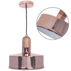Suspensão ANUSCA 1xE27 Alt.Reg.xD.25cm Cobre