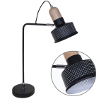 Candeeiro de mesa ANUSCA 1xE27 C.16xL.40xAlt.58cm Preto