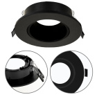 Frame for Downlight ONIRO round H.2,9xD.9cm Polycarbonate (PC) Black