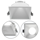 Frame for Downlight ONIRO square L.9,3xW.9,3xH.5,3cm Polycarbonate (PC) White